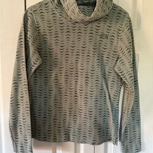 The North Face Black and Gray fleece